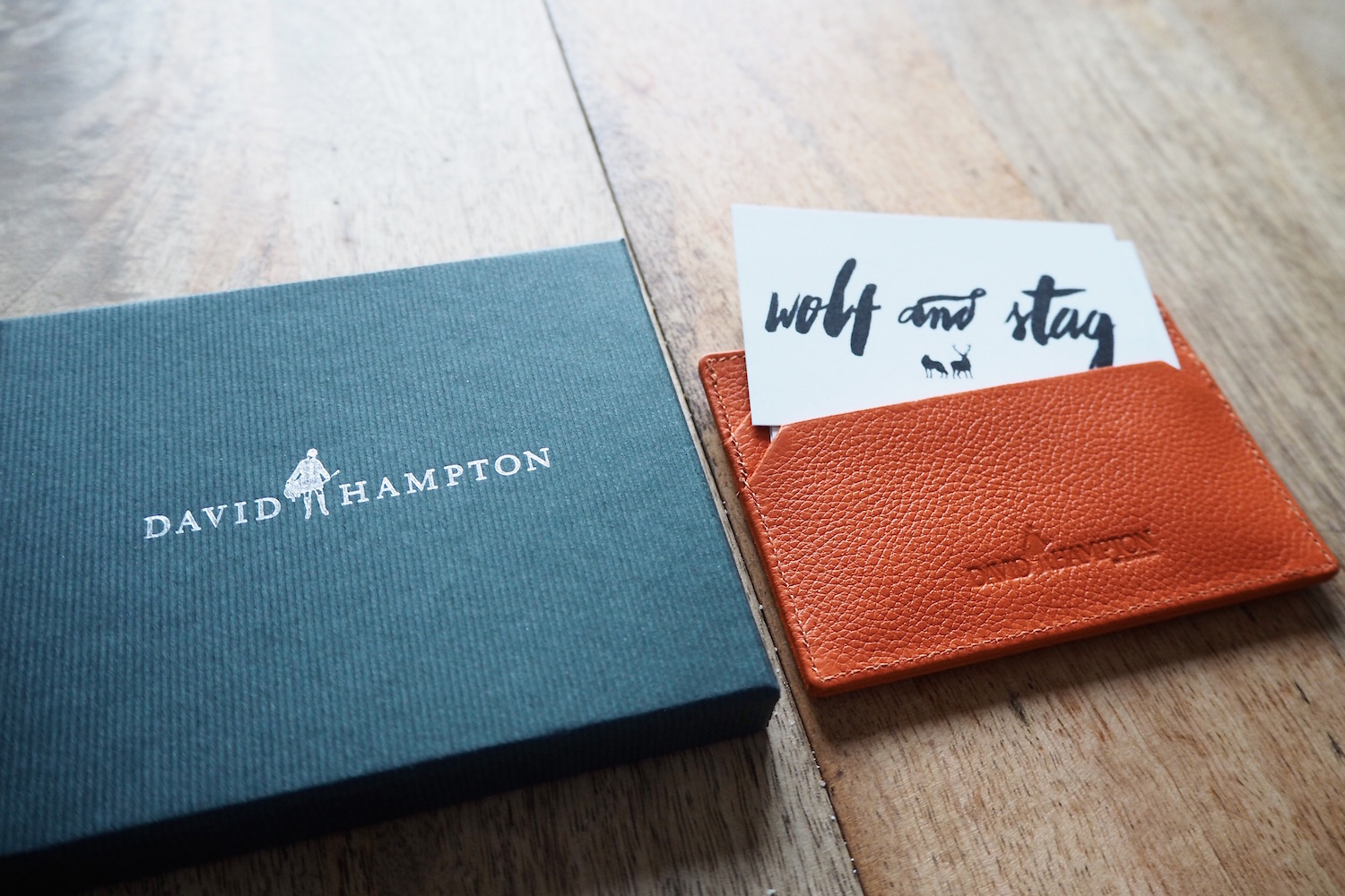 It’s my Birthday, Here’s a Giveaway: David Hampton Leather Card Holder